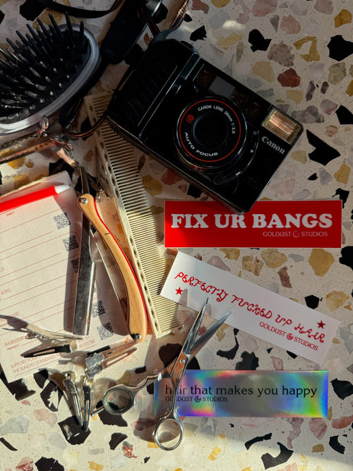 Hair That Makes You Happy Holographic Sticker